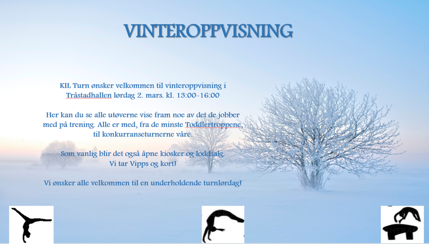 Velkommen til vinteroppvisning